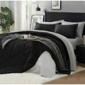 Queen Comforter Set 7 Pieces Bed in